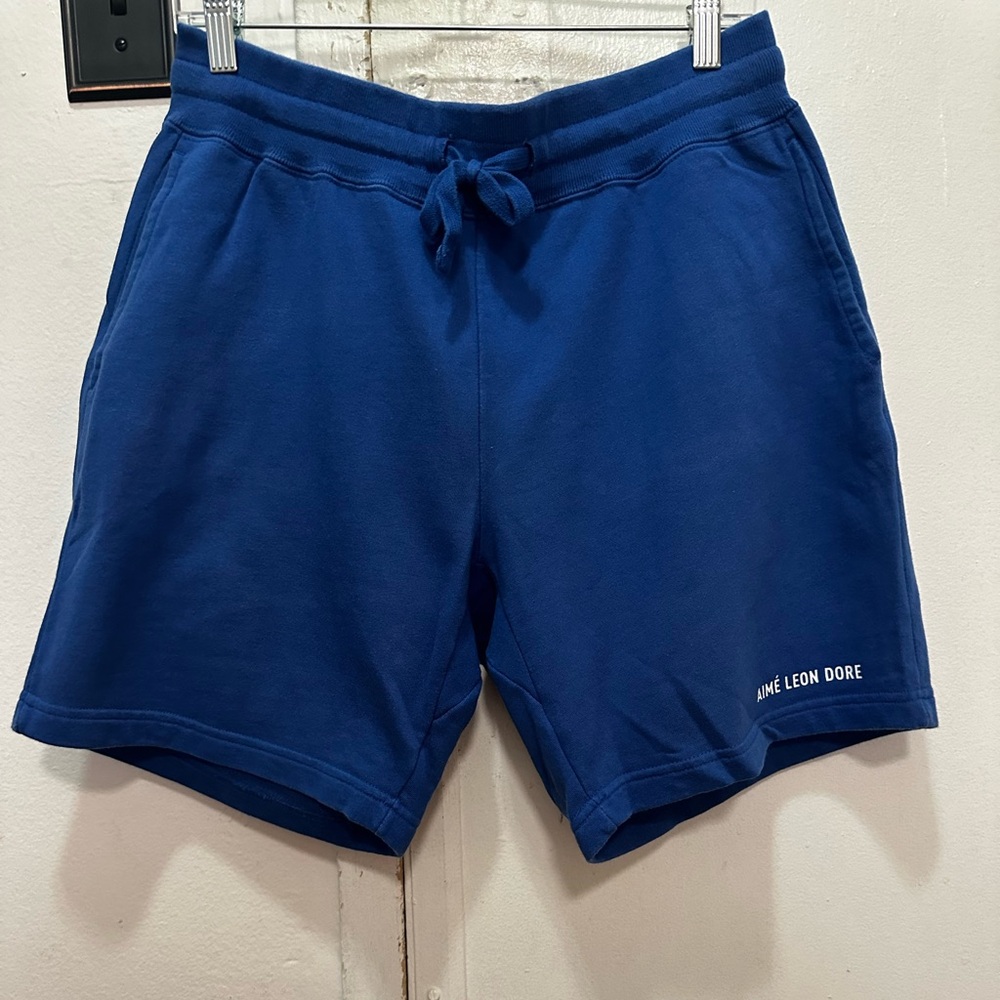 aime leon dore sz medium royal shorts. rare